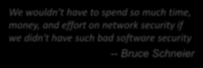 software security -- Bruce Schneier Valbara kurser Programvarukvalitet Avancerad webbprogrammering Avancerad programmering i C++