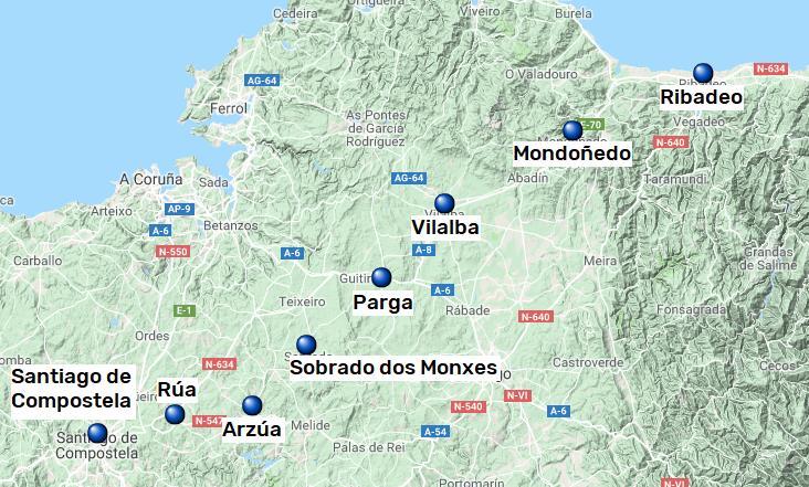 Camino del Norte, Ribadeo Santiago de Compostela, 11 nätter 8(8) Camino del Norte Den berömde pilgrimen och författaren Aymeric Picauds ansåg att det var viktigt att undvika barbariet i Navarra.