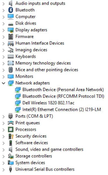 OBS: Klicka på Start > Control Panel (Kontrollpanelen) > Device Manager (Enhetshanteraren). eller Tryck på Search the Web (sök på Internet) och Windows och skriv Device Manager Tabell 37.