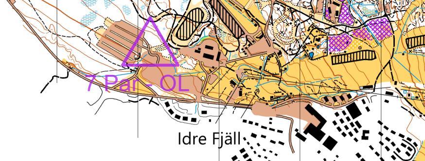 Skala 1:10000 Ekvidistans 5m 5,7 km Violett, går att anpassa längden på många sätt.