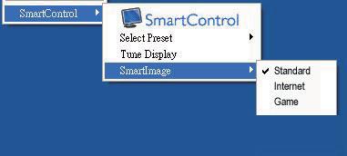 3. Bildoptimering Context Sensitive menu (Kontextkänslig meny) Den Context Sensitive menu (kontextkänsliga menyn) är aktiverad som standard.