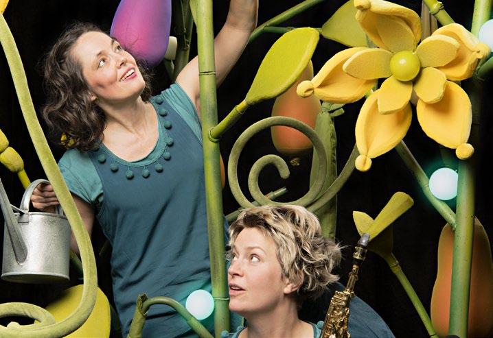 FÖR BARN PÅ FÖRSKOLAN OCH ANDRA OM PLATS FINNS VILJA VÄXA Embla dans & teater En färgstark och musikalisk dansföreställning där barnen får vara med från frö till fullt blommande trädgård.