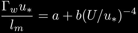 Rossby-Montgomery formulation together with the curve With a=0.0075 and b=150.