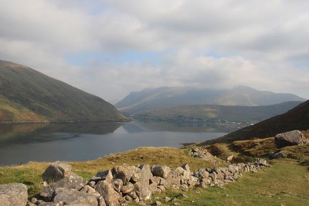 Connemara & Western Way, Oughterard - Westport, 6 nätter 3(6) att ta en öl (eller annan dryck) på någon av de 50 pubarna. Sammanlagd höjdmeter, stigning: 520 m, sänkning: 591 m.