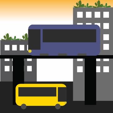 Sidan 6 (7) Samhället Kollektivtrafiken ska i de starka stråken erbjuda restider som är tydligt kortare än med bil. Kollektivtrafik och infrastruktur är beroende av varandra.