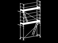 R200 Fasadställning i aluminium Säkert Lätt Snabbt Ekonomiskt Aluminium/Plywood plattformar, längd 3 m, väger bara 22 kg.