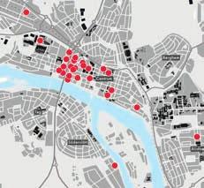 UMEÅ Umeå, 14% 86% Kontor, 61% Handel, 18% Bostäder, 4% Hotell/Restaurang, 6% Vd/Utbildning, 1% Industri/lager, 5% Övrigt, 5% UMEÅ fastigheter 38 tkvm 201 Fastighetsvärde, mkr 3 670 Driftöverskott,