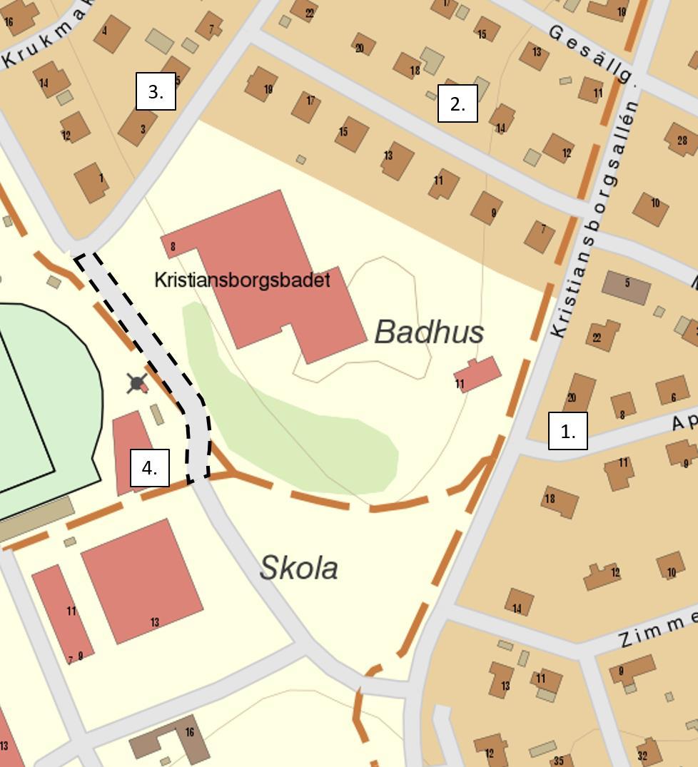 3 Bedömningsgrunder I denna rapport kommenteras den föreslagna bostadsbebyggelsen utgående från möjligheterna att innehålla kraven på: högst 60 dba ekvivalent ljudnivå vid fasad ljuddämpad sida med