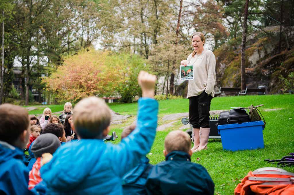 SLUTSATSER OCH DISKUSSION Intresset för nyckelpigeförsöket var stort.