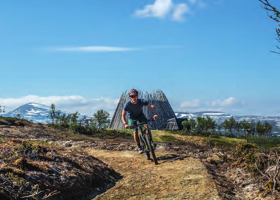 Lapierre-cyklar i samband med att liften