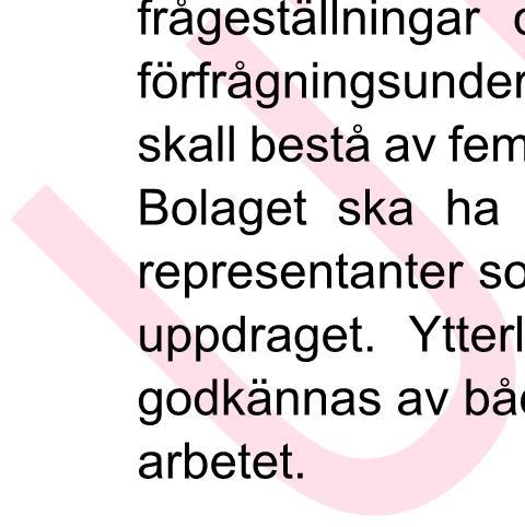 entreprenaden kommer att utföras inom Fastigheten. Upphandlingen ska publiceras vid tidpunkt som överenskoms mellan Parterna. 2.1.