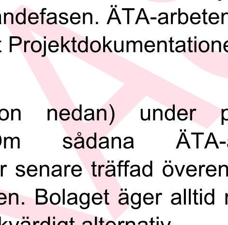 därför medvetna om att Förskolan och dess uppförande kan komma att justeras i olika avseenden under projekterings- och utförandefasen.