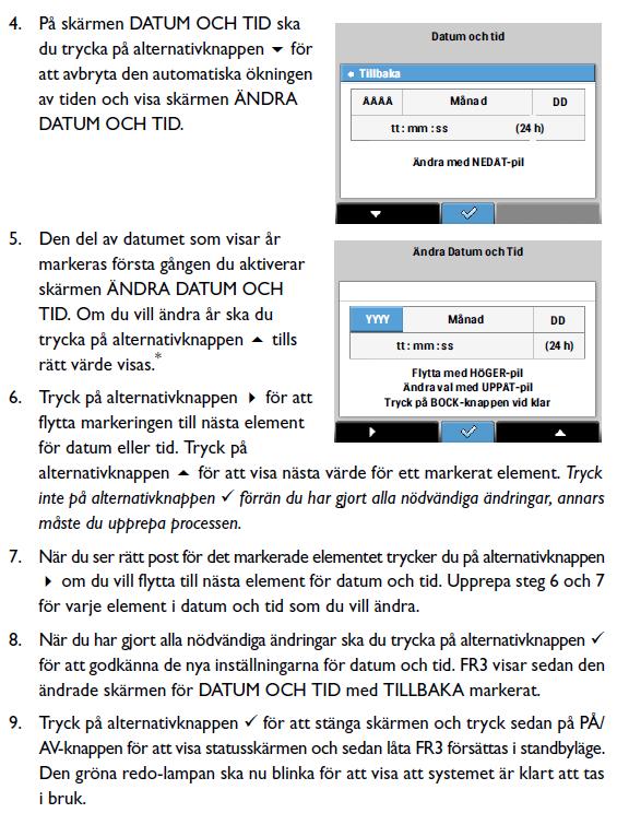 Ett utskrivet dokuments giltighet kan ej