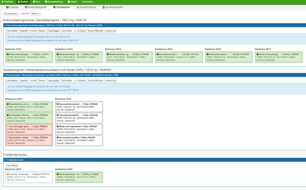 Studieplan -