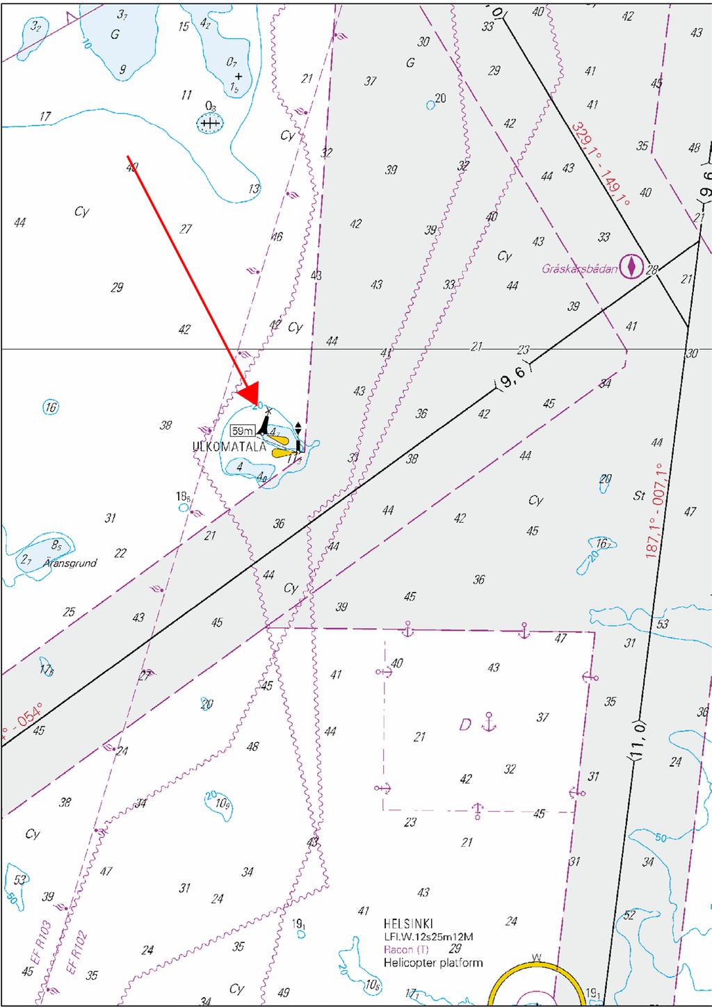 Buoyage 18 (INT 1250) 130 /2019 A628 130 /2019 B628 130 /2019 Kumotaan/Utgår/Cancelled: 253(T) /2018 1 18, A628, B628 Poista Stryk Delete 59 59.601'N 24 53.