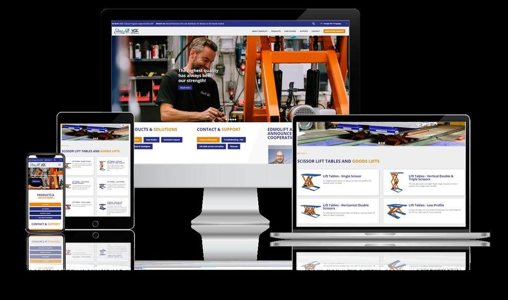 EdmoLfts nya webbsda är lanserad EdmoLft har lanserat sn nya webbsda och besökare på edmolft.se och edmolft.