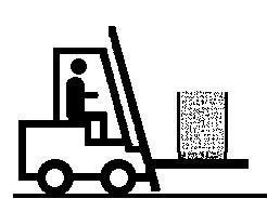 5.1 FÖRFLYTTNING AV ENHETEN Enheten måste flyttas med lämpligt transport- och lyftmedel och utföras av behörig personal. Ta bort fästbultarna för att separera enheten från pallen.