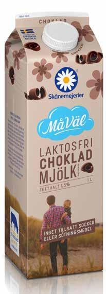 SKÅNEMEJERIER CHOKLADMJÖLK Skånemejerier Chokaladmjölk innehåller bara 3% socker och är gjord på mjölk