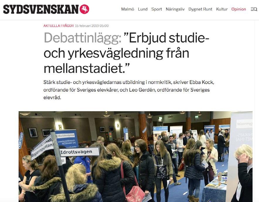 I detta har Sveriges Elevkårer varit med och lyft elevernas röster.