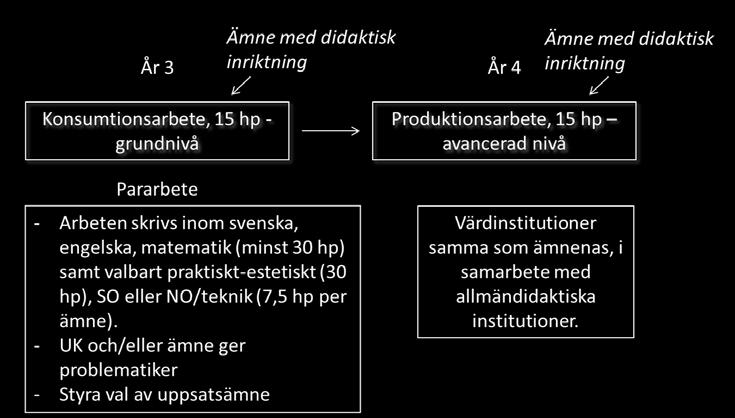 LiU-2011-01845) beskrivs examensarbetena inom