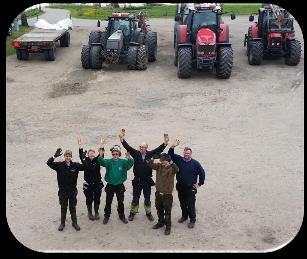 Tack för uppmärksamheten På Högared har det varit ett teamarbete med företagaren tillsammans med