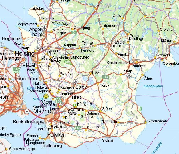 1 VATTENFÖRBRUKNING VID BLÅHERREMÖLLA 1.1 Orientering Blåherremölla utnyttjar flödet i Julebodaån som avvattnar ett 46,9 km 2 stort område i västra Skåne, se figur 1:1 och 1:2.