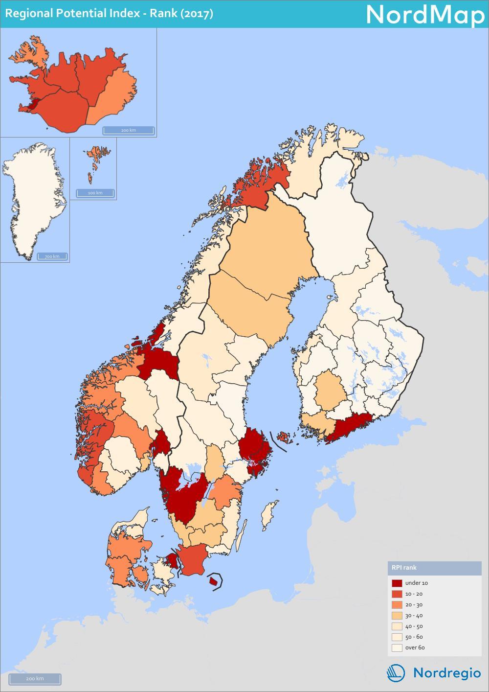 Regional potential index totalt Jönköpings