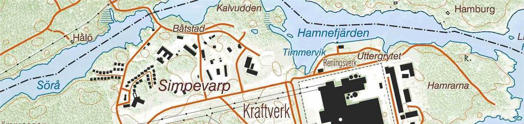 019-05-13 1 (4) Befintligt markförvar O3 Mellanlager lågaktivt avfall Avfallsbyggnad Clab O1 O Figur. Karta över verksamhetsområdet och Simpevarpshalvön.
