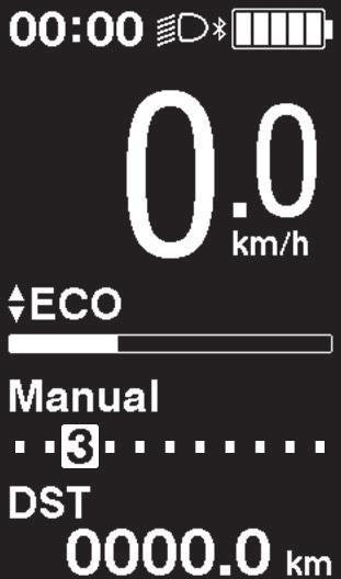 DRIFT OCH INSTÄLLNING Belysning PÅ/AV OBS! Vi rekommenderar att inte aktivera knappen på EW-EN100 under cykling. Välj önskat assistansläge innan cykelturen.
