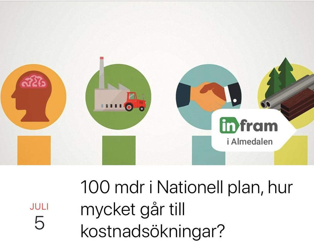 I heta stolen: Fredrik von Platen, arkitekt SAR/MSA, tidigare stf generaldirektör på Boverket Kostnadsutvecklingen inom infrastruktur ökar, men inte lika mycket