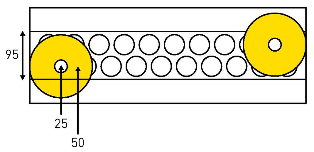 Beakta skåpets placering i djupled så eventuell rörisolering får plats. Se exempel nedan.