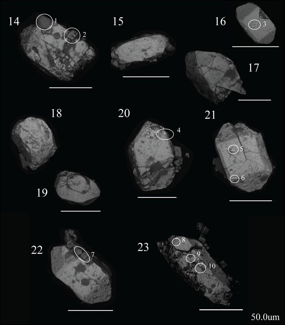 Fig. 24 visar zirkoner på dess yta så att texturen kan