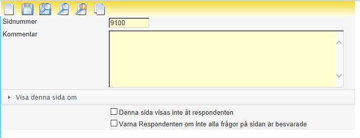 Villkorad sida, logik och förhandsgranskning Om man vill villkora visningen av en hel sida så tar man fram sidan i redigeringsläge.