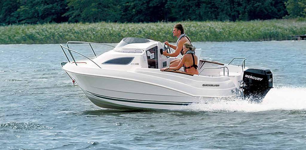 430 ABIN DAGS ATT HA ROIGT Om du söker en instegsbåt till båtlivet så finns det inget bättre än att börja med en Activ 430 abin.