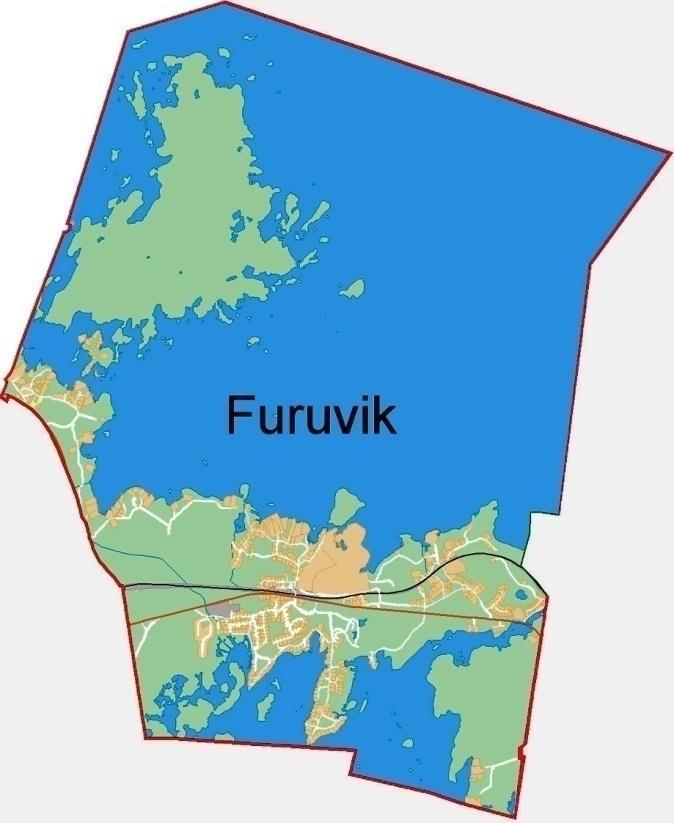2 9 Fakta om Furuvik Karta Allmänt om området Området omfattar Furuvik, Sikvik och Harnäs och är beläget ca 8 km öster om Gävle centrum, mot gränsen till Älvkarleby kommun.