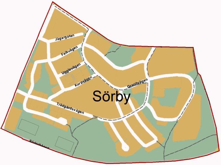 2 9 Fakta om Sörby Karta Allmänt om området Stadsdelen är belägen ca 2 km söder om Gävle centrum. De stora flerfamiljshusen byggdes under 195- och 196-talen.