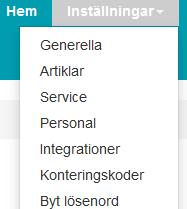 Om de inte matchar kommer bokningen att läggas på den Standardartikel man angivit vid konfigurationen. 3. Logga in i MoreFlo Apps på webben med de inloggningsuppgifter du fått i ditt välkomstmail. 4.