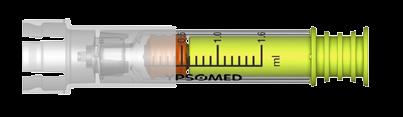 Behandling med eget val av insulin Användarfyllda mylife YpsoPump Reservoir* mylife YpsoPump Reservoir har utvecklats för insulindosering med systemet mylife YpsoPump.