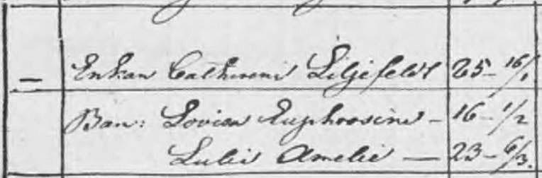 Stockholm den 21 November 1834 Detta är första gången Sara Catharina kallar sig änka. Johan Fredrik lever dock i Finland till 1848.