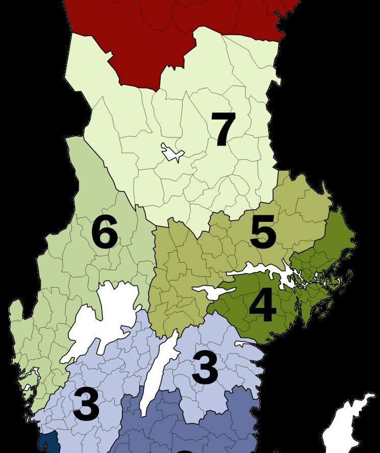 MELLERSTA SVERIGE, REGION 4-7 4. Stockholm och Södermanland 5.