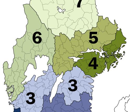 SKOGSPRISER OMRÅDE 6 ¾ av de