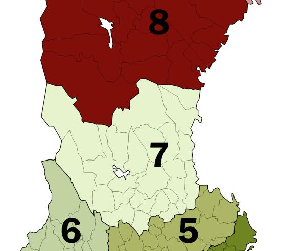 SKOGSPRISER OMRÅDE 7 ¾ av de