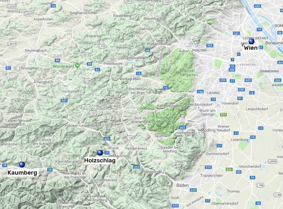 Via Sacra, Wien Kaumberg, 3 nätter 5(5) Via Sacra Via Sacra, den 130 km långa leden från Wien till Mariazell, räknas som den äldsta pilgrimsleden i Österrike.