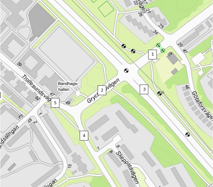 4 Bedömningsgrunder I denna rapport kommenteras den föreslagna bostadsbebyggelsen utgående från möjligheterna att innehålla kraven på: högst 55 db(a) ekvivalent ljudnivå vid alla fasader högst 55