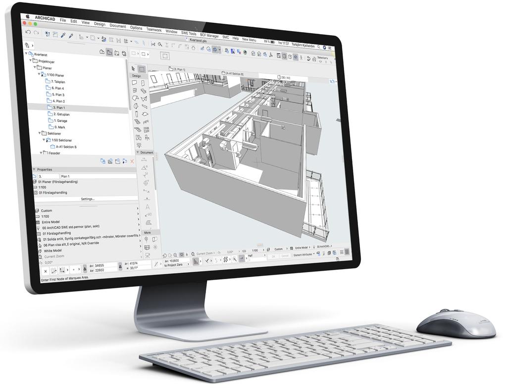 Nolliplan AB marknadsför och säljer världsledande ARCHICAD, SOLIBRI och Vico i Sverige.