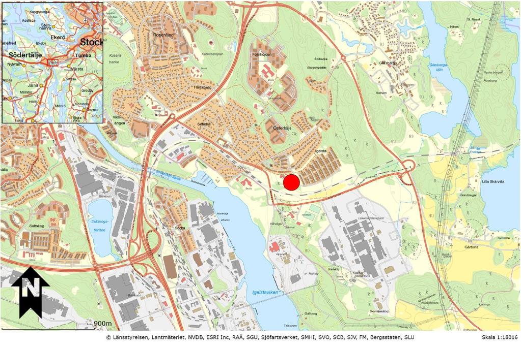 Sida 4 (13) 1 Inledning och syfte Structor Nyköping AB har på uppdrag av Södertälje kommun utfört en översiktlig miljöteknisk markundersökning av en fastighet, Östertälje 1:15, där det tidigare