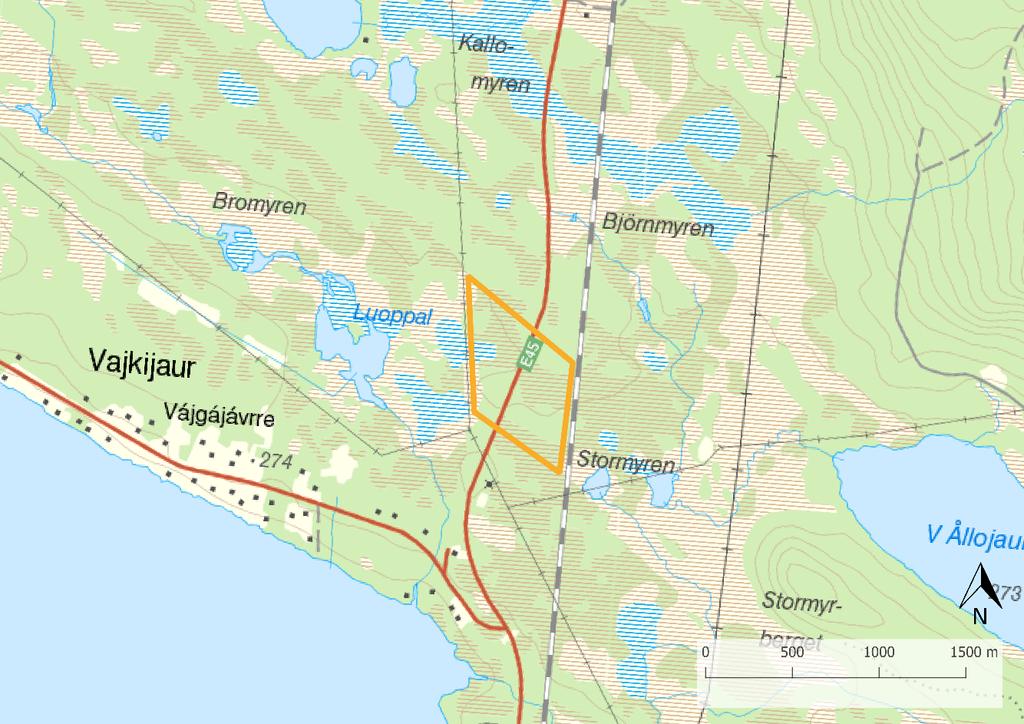 1 Inledning På uppdrag av WSP Sverige AB har Pelagia Nature & Environment AB utfört en naturvärdesinventering inför detaljplaneläggning av ett cirka 40 hektar stort område nordöst om byn Vajkijaur,