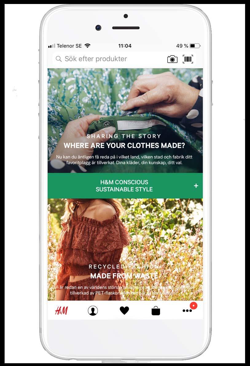 Ökad transparens H&M driver på för ökad transparens i värdekedjan Först bland världens stora