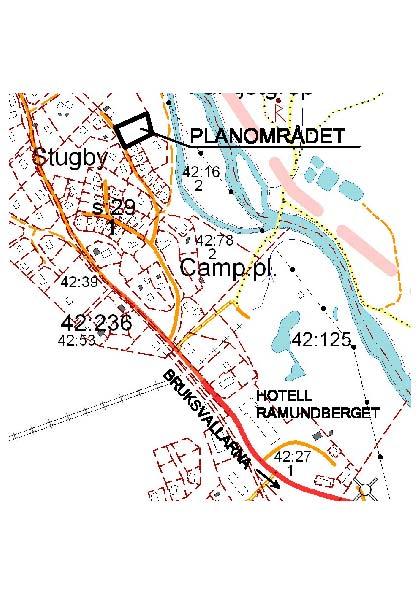 2 PLANDATA Läge areal och markägoförhållanden Planområdet ligger ca 500 meter väster om Ramundbergets fjällhotell. Planområdet omfattar ca 0.13 ha.