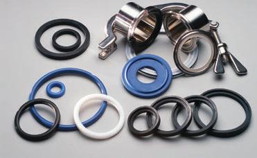 O-ringar O-ringar lagerförs i fler än 7.000 olika dimensioner och material. Livsmedelsgodkännande enligt normer som FDA, 3A, BGA, KTW, WRC och NSF kan uppfyllas liksom O-ringar godkända av t.ex.